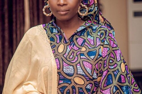 Portrait of a young Nigerian woman, Aisha, the narrator