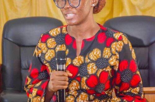 A close portrait of the narrator being interviewed, Nwadiuto Azugo